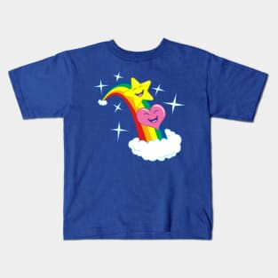 Star Heart Slide Kids T-Shirt